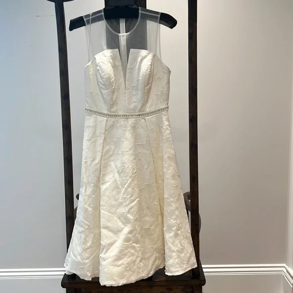 Nicole Miller Dresses | Nicole Miller New York Ivory Beaded Dress Size 6 | Color: Cream | Size: 6 | Lizautin's Closet Nicole Miller Dresses | Nicole Miller New York Ivory Beaded Dress Size 6 | Color: Cream | Size: 6 | Lizautin's Closet